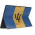 Barbados Flag Distressed Surface Pro 7 Skin